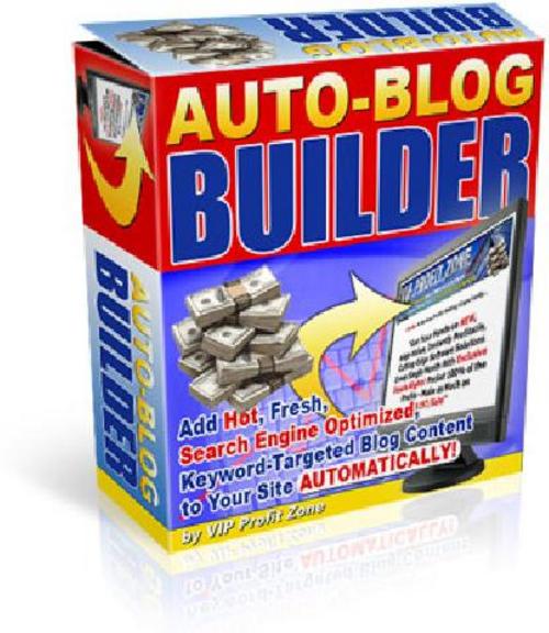 Product picture Auto Blog Builder Auto Website Builder With MRR