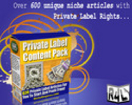 Product picture Over 600 Unique Niche Articles With Private Label Rights