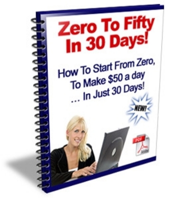 Product picture Zero To Fifty In 30 Days